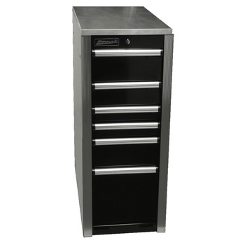 Homak HX08015061 HXL Side Cabinet - Black