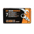 Ratcheting Wrenches | GearWrench 9570 7-Piece SAE Stubby Flex Head Combination Ratcheting Wrench Set image number 5