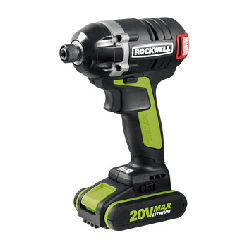 Rockwell 20V Max Cordless Lithium-Ion 1/4 in. Brushless Impact Driver Kit - RK2860K2
