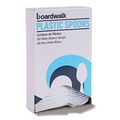  | Boardwalk BWK SPOONMWPS Mediumweight Polystyrene Teaspoons - White (100 /Box) image number 0