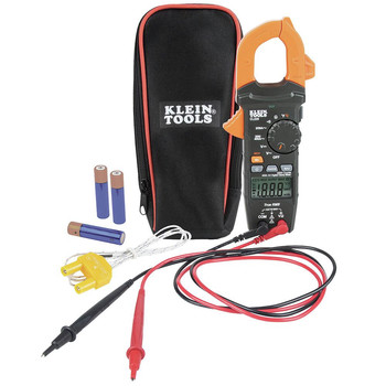 Klein Tools 400 Amp Auto-Ranging Digital Clamp Meter with Temperature/Non-Contact Voltage Detector - CL220