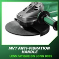Angle Grinders | Metabo HPT 646467420 120V 15 Amp W 24-230 MVT 9 in. Corded Angle Grinder image number 8