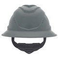 Hard Hats | MSA 10215836 V-Gard C1 Fas-Trac III Full Brim Vented Hard Hat - Gray image number 1
