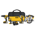 Combo Kits | Dewalt DCK421D2 4-Tool Combo Kit - 20V MAX Cordless with 2 Batteries (2 Ah) image number 0