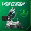 Miter Saws | Metabo HPT C10FCGSM 15 Amp Single Bevel 10 in. Corded Compound Miter Saw image number 10
