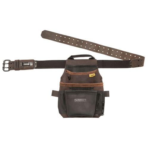 Tool Belts | Dewalt DWST550115 Leather Tool Pouch and Belt image number 0