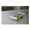  | Rubbermaid Commercial FG330600CLR 5 Gallon 26 in. x 18 in. x 3.5 in. Food/Tote Boxes - Clear image number 2
