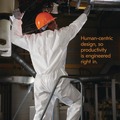 July Member-Exclusive Offer Save 10% off on One Item | Ansell KCC 49106 A20 Zip Front, Elastic-Back, Wrists, and Ankles Breathable Particle Protection Coveralls - Triple Extra Large, White (20/Carton) image number 5