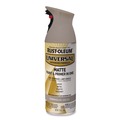 Paint | Rust-Oleum 376724 Universal Premium Spray Paint, Matte Greige, 12 oz Aerosol Can, 6/Carton image number 1