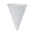  | SOLO 4BR-2050 4 oz. Paper Cone Cups for Cold Water - White (200/Pack) image number 0