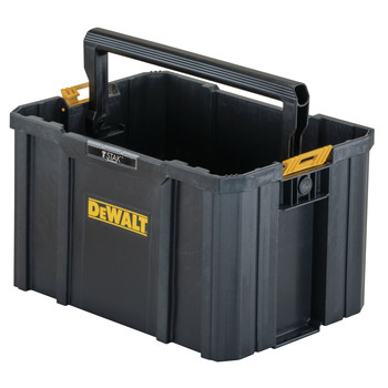 Dewalt 12-1/2 in. x 17-1/4 in. x 10-3/4 in. TSTACK Open Tote - Black - DWST17809