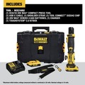 Copper Press Tools | Dewalt DCE210D2 20V MAX Lithium-Ion Cordless Compact Press Tool Kit with 2 Batteries (2 Ah) image number 1