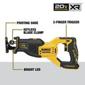 Dewalt DCS382B 20V MAX XR Brushless Lithium-Ion Cordless Reciprocating Saw (Tool Only) image number 5