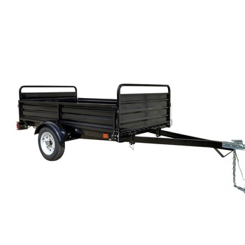 Detail K2 MMT5X7 5 ft. x 7 ft. Multi Purpose Utility Trailer (Black Powder-Coated)