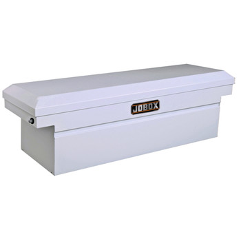 AUTOMOTIVE | JOBOX Steel Single Lid Deep Ford Super-Duty & Dodge RAM Crossover Truck Box (White) - JSC1395980