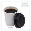  | Boardwalk BWKHOTBL8 Plastic Hot Cup Lids for 8 oz. Hot Cups - Black (1000/Carton) image number 7