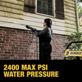 Dewalt DWPW2400 13 Amp 2400 PSI 1.1 GPM Cold-Water Electric Pressure Washer image number 8