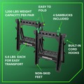 Bases and Stands | Metabo HPT 115772M (2-Pack) Heavy Duty Folding Sawhorses image number 9