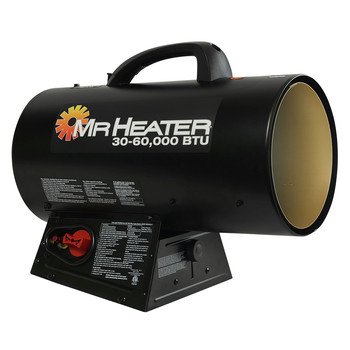 Mr. Heater MHQ60FAV 30,000 - 60,000 BTU Forced Air Propane Heater - F271370