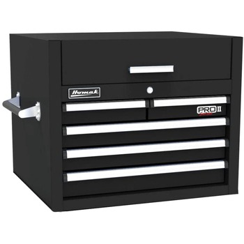 Homak Pro 2 27 in. 5-Drawer Top Chest - Black - BK02027052