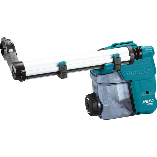 Rotary Tool Accessories | Makita DX10 Dust Extractor Attachment with HEPA Filter Cleaning Mechanism image number 0