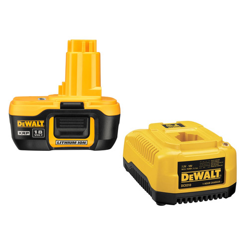Dewalt dc9182c 18v lithium ion battery and charger outlet