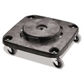 Customer Appreciation Sale! Save up to $60 on Select Tools | Rubbermaid Commercial FG353000BLA BRUTE Square 300 lbs. Capacity Trash Can Dolly - Black image number 0