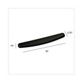  | 3M WR309LE Antimicrobial Gel Wrist Rest - Black image number 2