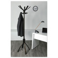  | Alba PMCAFE 21.67w x 21.67d x 69.33h Cafe Ten Peg/Five Hook Wood Coat Stand - Espresso Brown image number 3