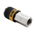 Air Chisels | Dewalt DXCM036-0240 3/8 in. FNPT x 3/8 in. Body Industrial Coupler image number 1