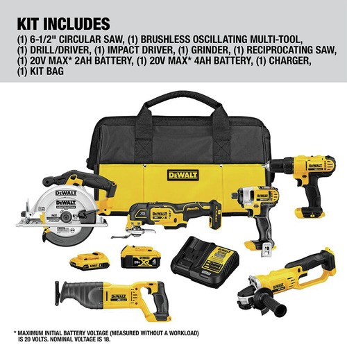 FLEXVOLT 60-Volt MAX Lithium-Ion Cordless Brushless 6-1/2 in. Track Saw Kit with Battery 2Ah, Charger and Case