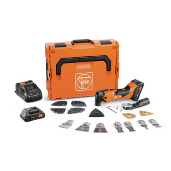 OSCILLATING TOOLS | Fein MULTIMASTER AMM 500 Plus Top 4 Ah AMPShare Cordless Oscillating Multi-Tool Kit with 2 Batteries (4 Ah) - 71293861090