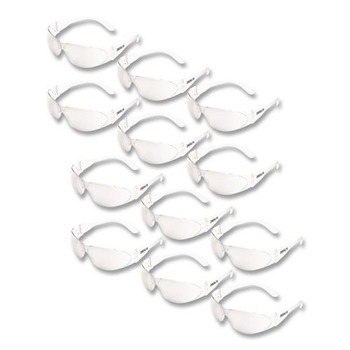 MCR Safety Checklite Scratch-Resistant Safety Glasses - Clear Lens (12/Box) - CL110