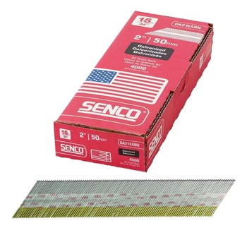 NAILS | SENCO (4000/Box) 2 in. 15 Gauge Angled Galvanized Finish Nails - DA21EABN