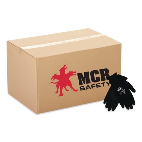 MCR Safety Ninja HPT PVC Coated Nylon Gloves - Medium/Black (1-Dozen) - N9699M