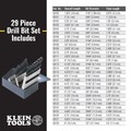 Drill Driver Bits | Klein Tools 53000 29-Piece Regular-Point Drill-Bit Set image number 9