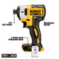 Dewalt DCK283D2 2-Tool Combo Kit - 20V MAX XR Brushless Cordless Compact Drill Driver & Impact Driver Kit with 2 Batteries (2 Ah) image number 3