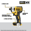 Combo Kits | Dewalt DCK447P2 20V MAX XR Brushless Lithium-Ion 4-Tool Combo Kit with (2) Batteries image number 3
