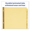 July Member-Exclusive Offer Save 10% off on One Item | Avery 11306 11 in. x 8.5 in. 25-Tab A to Z Preprinted Laminated Tab Dividers with Gold Reinforced Binding Edge - Buff (1-Set) image number 4