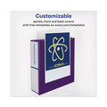 July Member-Exclusive Offer Save 10% off on One Item | Avery 79774 3 One Touch EZD Rings 1.5 in. Capacity 11 in. x 8.5 in. Heavy-Duty View Binder with DuraHinge - Purple image number 2