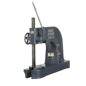 Dake Model 1-1/2C 3-Ton Deep Throat Ratchet Lever Arbor Press - D-902003