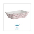 Percentage Off | Boardwalk BWK30LAG100 1 lbs. Capacity Paper Food Baskets - Red/White (1000/Carton) image number 6