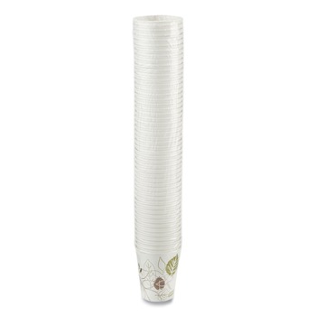 Dixie 2340PATH Pathways 10 oz. Paper Hot Cups (50/Pack)