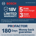  | Bosch GBH18V-34CQB24 18V PROFACTOR Brushless Lithium-Ion 1-1/4 in. Cordless SDS-Plus Bulldog Rotary Hammer Kit with 2 Batteries (8 Ah) image number 7
