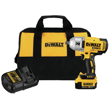 IMPACT WRENCHES | Factory Reconditioned Dewalt 20V MAX XR Cordless Lithium-Ion High Torque 1/2 in. Impact Wrench with Detent Pin Anvil - DCF899M1R