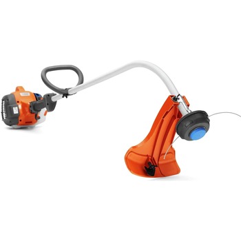 STRING TRIMMERS | Husqvarna 130C 28cc 2-Cycle 17 in. Curved Shaft Gas String Trimmer and Weed Wacker with Tap-n-Go Trimmer Head for Quick Line Feed - 970514305