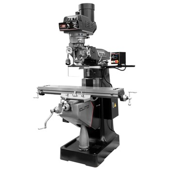 JET JT9-894346 EVS-949 Mill with 3-Axis ACU-RITE 303  (Knee) Digital Readout and X-Axis JET Powerfeed and USA Made Air Draw Bar