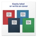 July Member-Exclusive Offer Save 10% off on One Item | Avery 47976 0.5 in. Capacity 11 in. x 8.5 in. Prong Fastener Two-Pocket Folder - Light Blue (25/Box) image number 7