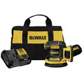 Random Orbital Sanders | Dewalt DCW210D1 20V MAX XR Brushless Lithium-Ion Variable Speed 5 in. Cordless Random Orbital Sander Kit (2 Ah) image number 0