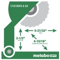 On Sale | Metabo HPT C1810DFAQ4M 18V MultiVolt Brushless Lithium-Ion 10 in. Cordless Single Bevel Miter Saw (Tool Only) image number 18